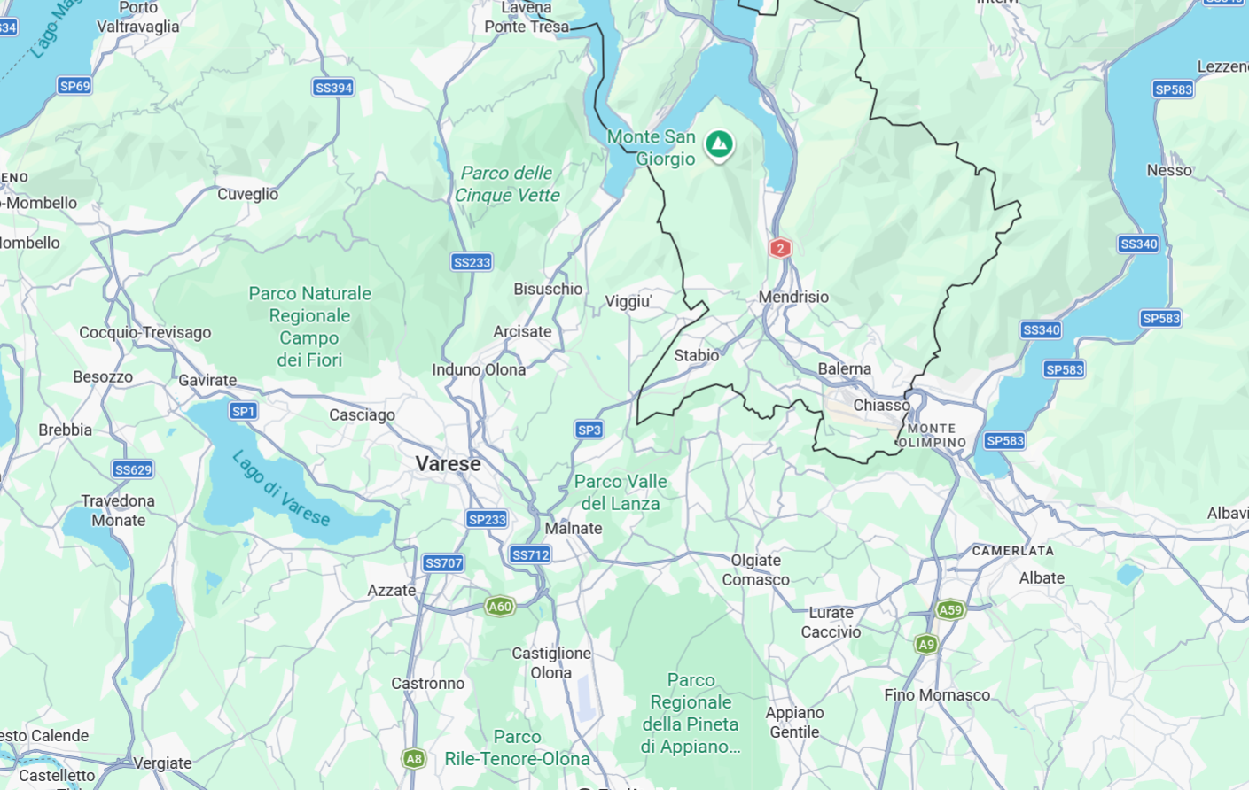 Mappa Stradale Location Matrimonio